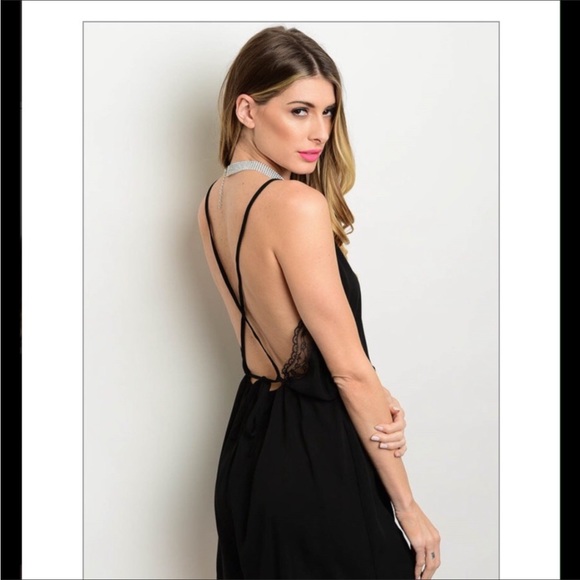 NWOT The Camila Lace Detail Romper - Picture 2 of 3